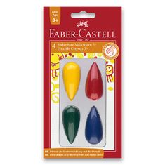Faber-Castell műanyag zsírkréták 4 színben