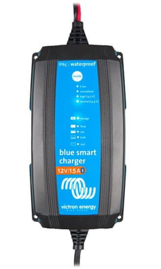Victron BlueSmart IP65 intelligens akkumulátortöltő 12V/15A + DC csatlakozó