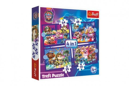 Trefl Puzzle 4v1 A hatalmas film 2023 Mancs őrjárat