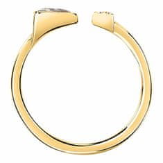 Morellato Stílusos, aranyozott nyitott gyűrű Trilliant SAWY07 (Kerület 52 mm)