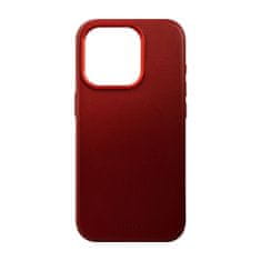 FIXED MagLeather bőr hátlapi védőtok MagSafe támogatással Apple iPhone 15 Pro Max számára FIXLM-1203-RD, piros