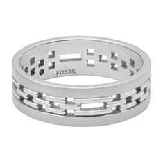 Fossil Modern férfi acél gyűrű JF04212040 (Kerület 62 mm)