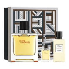Hermès Terre D' Hermes - parfüm 75 ml + tusfürdő 40 ml + parfüm 5 ml