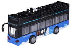 Kétemeletes városnéző busz 28 cm-es effektekkel - változat- és színvariánsok keveréke
