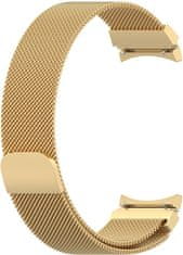4wrist Milánói szíj, mágneses csattal Samsung Galaxy Watch 6/5/4 - Gold