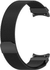 4wrist Milánói szíj, mágneses csattal Samsung Galaxy Watch 6/5/4 - Black