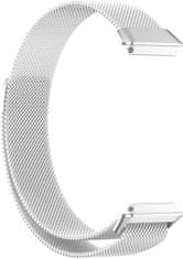 4wrist Milánói szíj, mágneses csattal Huawei Watch Band 7 -hez - Silver