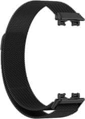 4wrist Milánói szíj, mágneses csattal Huawei Watch Band 8 -hoz - Black