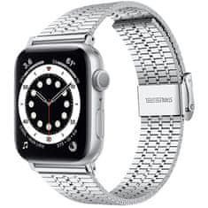 4wrist Milánói óraszíj Apple Watch-hoz 38/40/41 mm - Silver