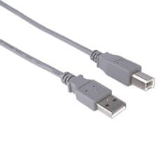 PremiumCord USB 2.0 kábel, A-B, 5m