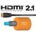 PremiumCord Ultra High Speed HDMI 2.1 optikai kábel 8K @ 60Hz, aranyozott 15m