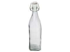 Üveg üveg kupakos üveg 1000ml négyzet alakú palack BOTTLE