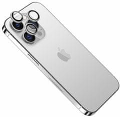FIXED Camera Glass kamera védőüveg Apple iPhone 15 Pro/15 Pro Max számára FIXGC2-1202-SL, ezüst