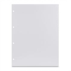 Hama fotókarton, 23,3 x 31 cm, perforált, 25 lap, fehér