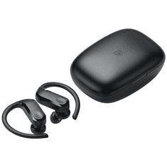 SoundPeats Bluetooth sztereó fülhallgató, v5.0, TWS, sportoláshoz, töltőtok, érintés vezérlés, vízálló, S5, fekete (IP033184)