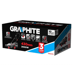 Graphite 59G475 elektromos fűnyírógép 2000W 420mm (59G475)