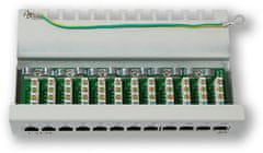 LAN-TEC PP-026 12P / C5E / S - 12 port, C5E, árnyékolt