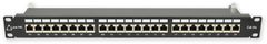 LAN-TEC PP-170 24P / C6A – 19 hüvelykes patch panel 1U, 24 port C6A