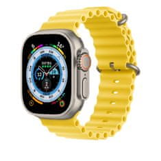 RhinoTech Ocean óraszíj Apple Watch 42/44/45/49mm számára (RTACC404), sárga