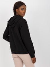 BASIC FEEL GOOD Női cipzáras pulóver Galert fekete S