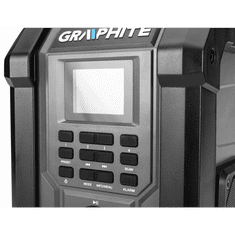 Graphite 58GE128 akkus rádió, Energy+ 18V, akku nélkül (58GE128)