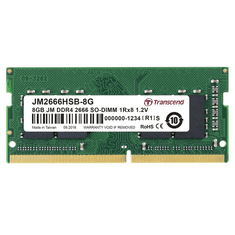 Transcend 8GB 2666MHz DDR4 SO-DIMM JetRam notebook RAM CL19 (JM2666HSB-8G) (JM2666HSB-8G)