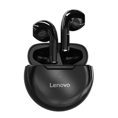 Lenovo HT38 bluetooth fülhallgató SZTEREO (v5.0, TWS, mikrofon, cseppálló, zajszűrő + töltőtok) FEKETE (HT38_B) (HT38_B)
