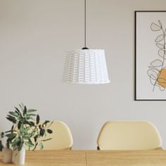 Greatstore fehér fonott mennyezeti lámpaernyő Ø40 x 26 cm