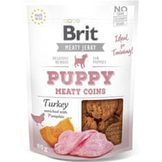 Brit Dog Jerky Puppy pulyka húsos érmék 80g