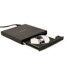 Gembird külső DVD író fekete (DVD-USB-04) (DVD-USB-04)