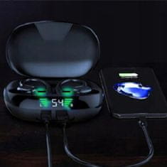 Dexxer Bluetooth 5.0 vezeték nélküli sportfejhallgató és powerbank 800mAh IPX5
