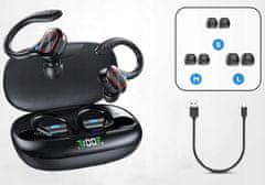 Dexxer Bluetooth 5.0 vezeték nélküli sportfejhallgató és powerbank 800mAh IPX5