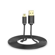 TKG Kábel: UGREEN US132 - Mini USB / USB fekete kábel, 1,5 m