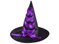 RAMIZ Boszorkány jelmez kalappal és seprűvel lila színben 3-6 éves korig