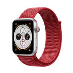 RhinoTech Magic Tape óraszíj Apple Watch 42/44/44/45/45/49mm számára (RTACC418), piros