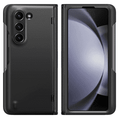 Spigen Samsung Galaxy Z Fold5 SM-F946B, Szilikon tok, műanyag hátlappal, Ceruza tartó, Slim Armor Pro, fekete (RS147148)