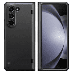 Spigen Samsung Galaxy Z Fold5 SM-F946B, Szilikon tok, műanyag hátlappal, Slim Armor Pro, fekete (RS147147)