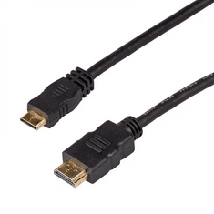 Akyga HDMI - mini-HDMI kábel 1m fekete (AK-HD-10M) (AK-HD-10M)