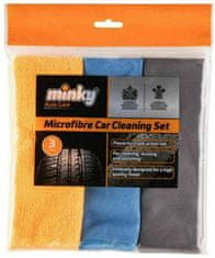 Minky Auto Care Mikroszálas Törlőkendő Szett- 3db