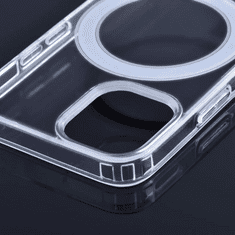 Apple iPhone 13 Pro szilikon hátlap - Clear Mag Cover - átlátszó
