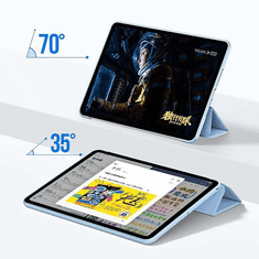 Haffner Apple iPad 10.9 (2022) tablet tok (Smart Case) on/off funkcióval - yellow (ECO csomagolás)