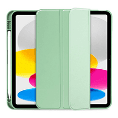 Haffner Apple iPad 10.9 (2022) tablet tok (Smart Case) on/off funkcióval, Apple Pencil tartóval - matcha green (ECO csomagolás) (FN0460)