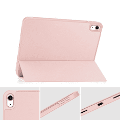 Haffner Apple iPad 10.9 (2022) tablet tok (Smart Case) on/off funkcióval, Apple Pencil tartóval - pink (ECO csomagolás)