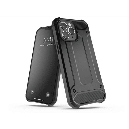 Haffner Apple iPhone 14 Plus ütésálló hátlap - Armor - fekete (PT-6454)