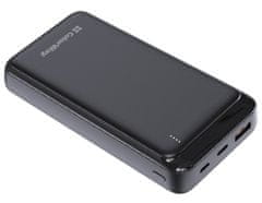 ColorWay powerbank/ 20 000mAh/ USB QC3.0/ USB-C Power Delivery 20W/ Micro-USB/ Fekete