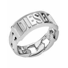 Diesel Divatos acél férfi gyűrű DX1347040 (Kerület 60 mm)