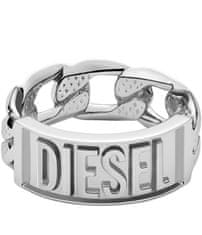 Diesel Divatos acél férfi gyűrű DX1347040 (Kerület 62 mm)
