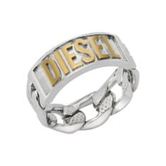 Diesel Stílusos acél férfi gyűrű DX1420931 (Kerület 62 mm)