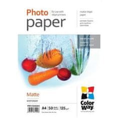 ColorWay fotópapír matt A4 50 db 130g