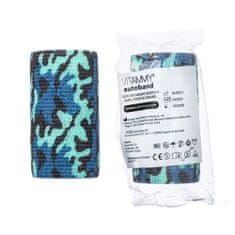Vitammy Autoband Öntapadó pólya terepszínű nyomattal, kék, 10cmx450cm